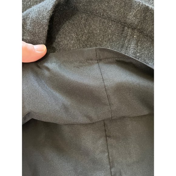 John Rick & Bros Woolrich woman’s charcoal grey colored lined wool skirt size 10 - Picture 3 of 8